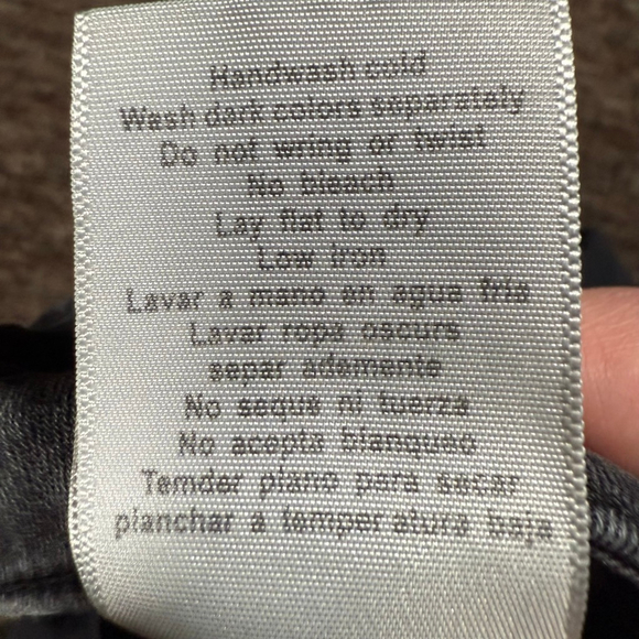 Judy Blue Super Flare Jeans Black Wash Distressed Hem Bell Bottom 15/32 - Picture 9 of 9